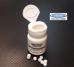 Methenamine timed burn tablet